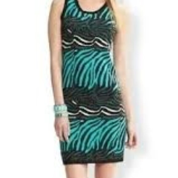 NWT Banana Republic Issa London Animal Print Sweater Dress - XL - Picture 1 of 11
